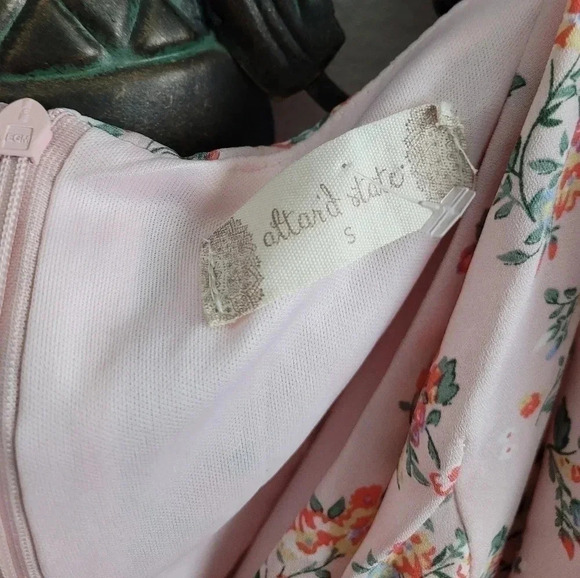 Altr'd State Floral Ruched Waist Side Tie Dress - Picture 4 of 15